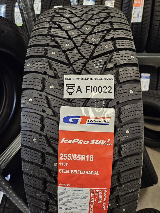 255/65R18 GT radial Icepro SUV3 ar šīpiem